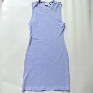 Wilfred Free Mini Dress (periwinkle blue, size medium)